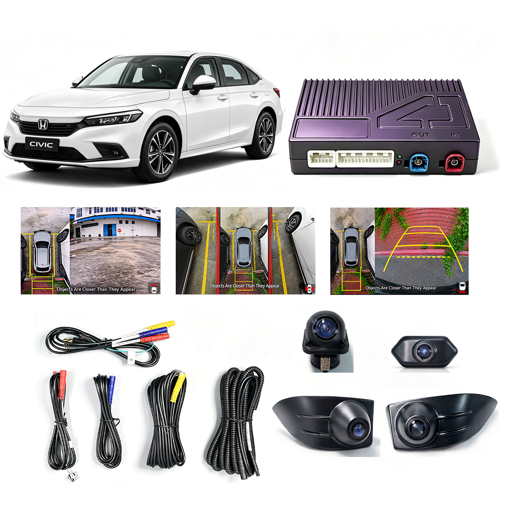Custom 360&deg; Camera System for Honda CIVIC