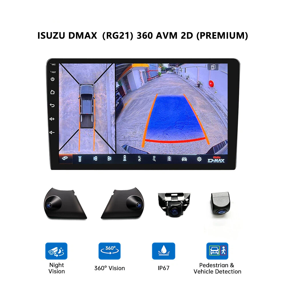 Custom 360&deg; Camera System for Isuzu D-Max Premium