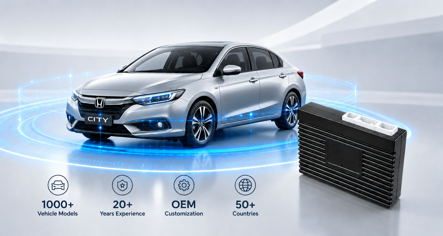Custom 360° Camera System for Honda City Hatchback